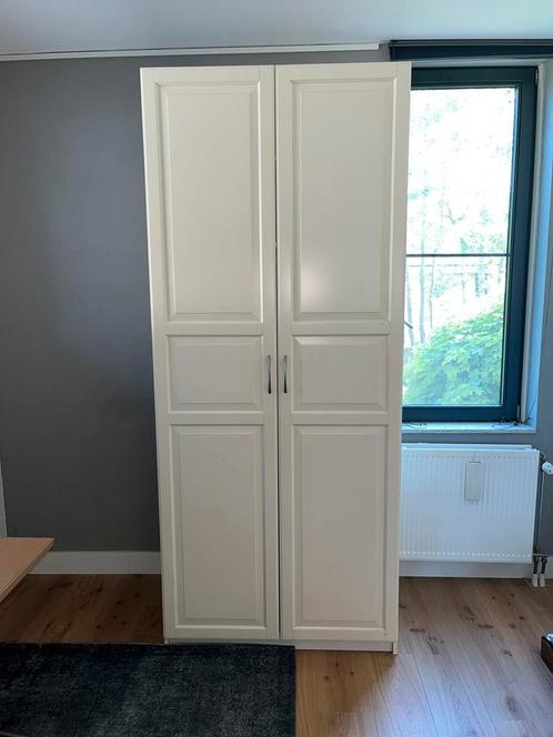 PAX kledingkast - wit, Huis en Inrichting, Kasten | Kledingkasten, Gebruikt, 200 cm of meer, 50 tot 100 cm, 50 tot 75 cm, Metaal