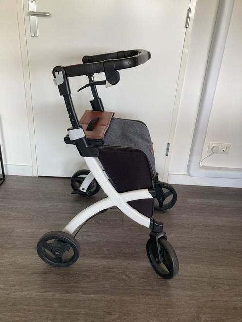Rollz Flex rollator wit, Diversen, Rollators, Zo goed als nieuw, Opvouwbaar, Ophalen of Verzenden