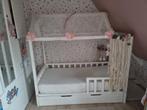 Schattig huisbed met schoorsteen!, Kinderen en Baby's, Kinderkamer | Bedden, Ophalen, 70 tot 85 cm, Zo goed als nieuw, Lattenbodem