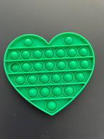 Pop it hart groen met letters fidget toys valentijnsdag, Verzamelen, Speelgoed, Ophalen of Verzenden, Zo goed als nieuw
