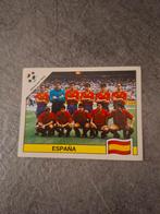 Panini sticker WK 90 Italia. Elftalfoto Spanje., Verzenden, Zo goed als nieuw, Sticker