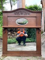 vintage spiegel, Ophalen, Gebruikt, 100 tot 150 cm, 75 tot 100 cm