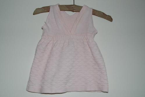 Vintage oudroze baby jurkje roze jurk Dralon wol, Kinderen en Baby's, Babykleding | Maat 74, Gebruikt, Jurkje of Rokje, Ophalen