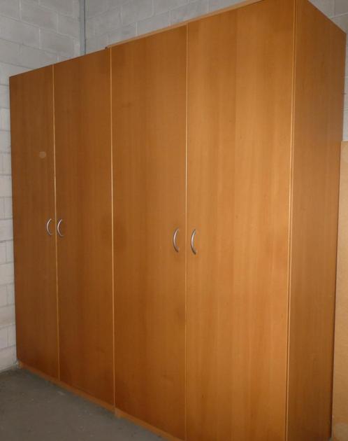 2 kasten, 4 deuren - zonder schade - in één koop, Huis en Inrichting, Kasten | Kledingkasten, 200 cm of meer, 50 tot 75 cm, Ophalen