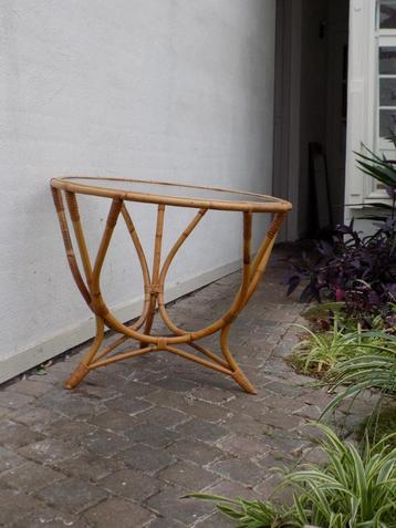 Tafel salontafel vintage retro Rohe rotan bamboe Sliedregt beschikbaar voor biedingen