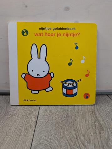 Nijntjes geluidenboek - Wat hoor je nijntje? beschikbaar voor biedingen
