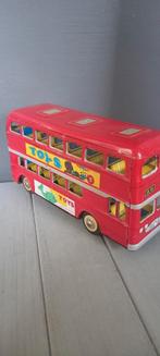 Antieke china tintoys MF844 dubbeldekker bus, Ophalen of Verzenden