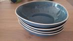 Jewel lage pasta schalen, 4 stuks, blauw, Huis en Inrichting, Keuken | Servies, Ophalen of Verzenden, Overige stijlen, Schaal of Schalen