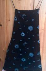 ✅️ Jurkje met glitter opdruk zon & maan maat L, Kleding | Dames, Jurken, Zwart, Maat 42/44 (L), Ophalen of Verzenden, Zo goed als nieuw