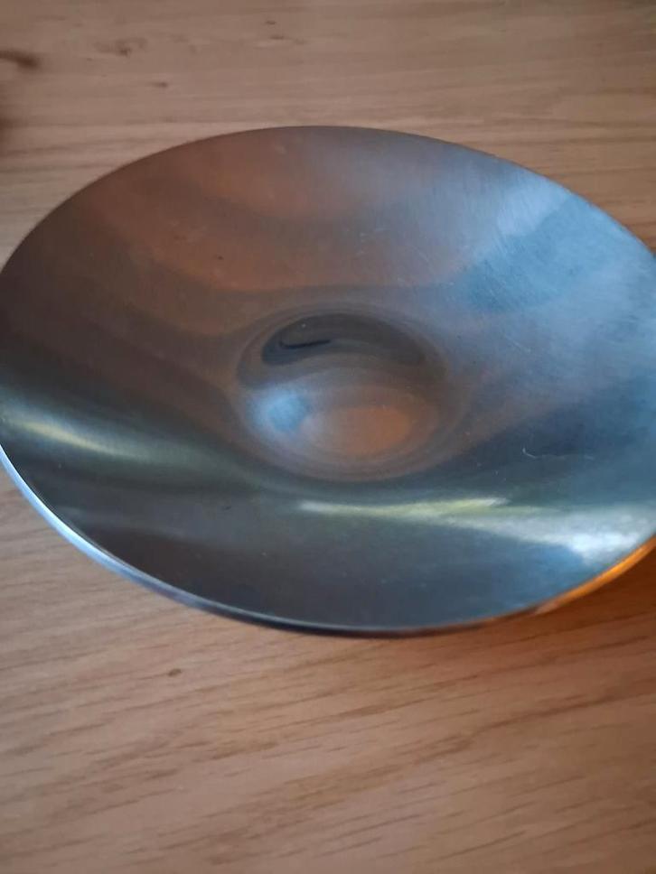 Zware RVS Schaal - Zweeds Design, Huis en Inrichting, Woonaccessoires | Schalen en Manden, Ophalen of Verzenden