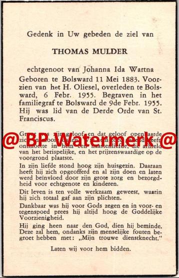 Mulder Thomas 1883 Bolsward 1955 x Wartna - 23182