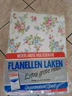 Flanellen laken, Huis en Inrichting, Ophalen of Verzenden, Nieuw, Tweepersoons, Wit