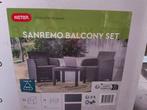 Balcony set Allibert San Remo 2x stoelen + tafel, Tuin en Terras, Tuinsets en Loungesets, Kunststof, Bijzettafel, Nieuw, Loungeset