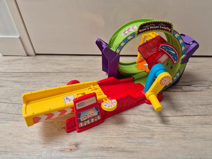 Toet toet auto's Looping V-tech, Kinderen en Baby's, Speelgoed | Vtech, Gebruikt, Ophalen of Verzenden