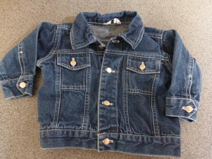 STOER spijkerjasje/spijkerjack maat 74  als nieuw unisex, Kinderen en Baby's, Babykleding | Maat 74, Zo goed als nieuw, Jongetje of Meisje