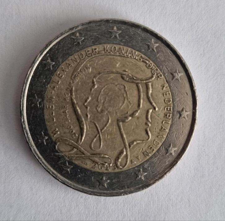 Zeldzame 2 Euro Munt - 2013 200 jr. Koninkrijk., Postzegels en Munten, Munten | Nederland, Losse munt, Euro's, Koningin Beatrix
