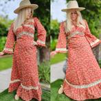 Vintage 70s prairie jurk katoen romy Boomsma laura ashley, Maat 38/40 (M), Ophalen of Verzenden, Zo goed als nieuw, Vintage