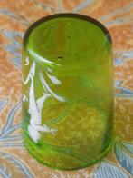 Mooi antiek glas uit Amerika van Mary Gregory 6 cm., Ophalen of Verzenden