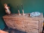 Prachtige acacia houten dressoir, Huis en Inrichting, Kasten | Dressoirs, Ophalen, Gebruikt, 25 tot 50 cm, 150 tot 200 cm