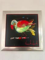 Schilderij met certificaat 40X40, Antiek en Kunst, Kunst | Schilderijen | Abstract, Ophalen of Verzenden