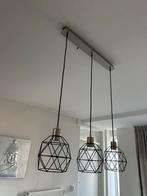 Moderne Hanglamp met 3 Lichtpunten, Ophalen, Zo goed als nieuw, Metaal, Minder dan 50 cm