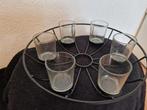 Een kandelaar voor 6 waxinelichtjes in glaasjes, Ophalen of Verzenden, Overige materialen, Minder dan 25 cm