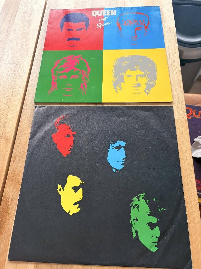 queen ‎- hot space, Cd's en Dvd's, Vinyl | Rock, Ophalen of Verzenden, Gebruikt, 12 inch, Poprock