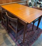 Vintage AwA teak houten eethoek Louis van Teeffelen, Huis en Inrichting, ., 50 tot 100 cm, Zo goed als nieuw, Rechthoekig