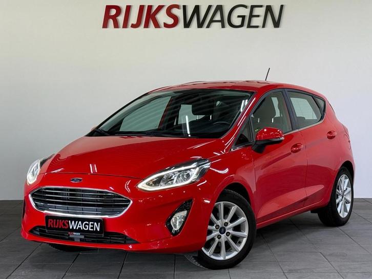 Ford Fiesta 1.0 EcoBoost Titanium Automaat/Carplay/Sfeer, Auto's, Ford, Bedrijf, Te koop, Fiësta, ABS, Adaptive Cruise Control