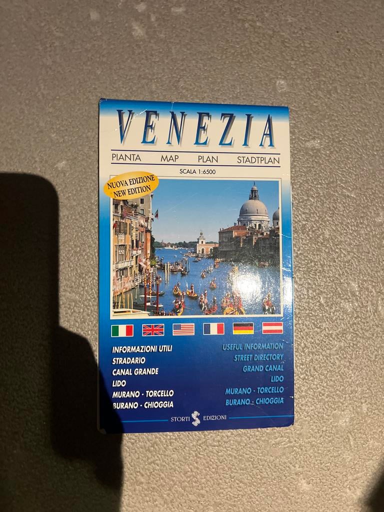 Venezia (Venetië) Stadsplattegrond - Nieuwe Editie, Boeken, Atlassen en Landkaarten, 2000 tot heden, Italië, Ophalen of Verzenden