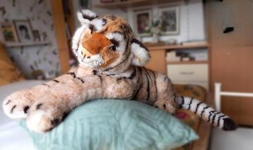 Steiff grote liggende tijger beschikbaar voor biedingen