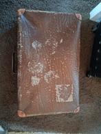 Vintage koffer bruin, Ophalen, Gebruikt, Leer