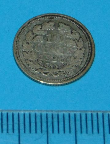 Nederland - dubbeltje 1926 - zilver beschikbaar voor biedingen