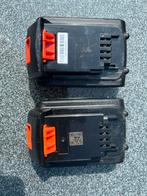 2 x 18v. Black en Decker lithiumaccu, Ophalen of Verzenden, Zo goed als nieuw, Boormachine