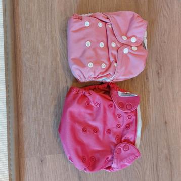 2 all in one (AIO) luiers Thirsties one size beschikbaar voor biedingen