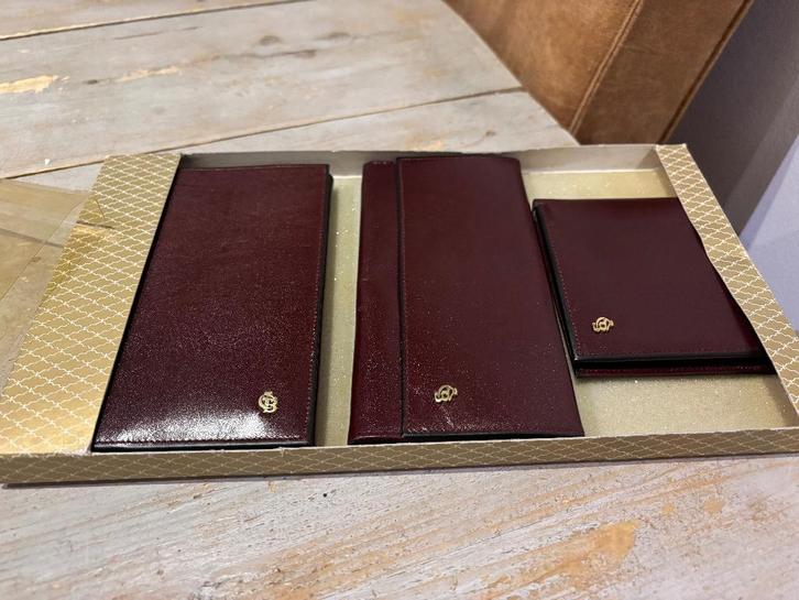 Castelijn & Beerens leren geschenkset (3 items in een doos), Sieraden, Tassen en Uiterlijk, Portemonnees, Nieuw, Overige merken