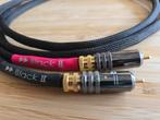 Tellurium Q Black II Interlink RCA - 1 m cinch cable, Audio, Tv en Foto, Audiokabels en Televisiekabels, Ophalen of Verzenden
