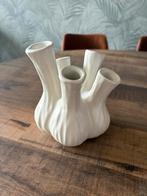Witte Vaas met Meerdere Openingen, Wit, Aardewerk of Porselein, Nieuw, Ophalen of Verzenden