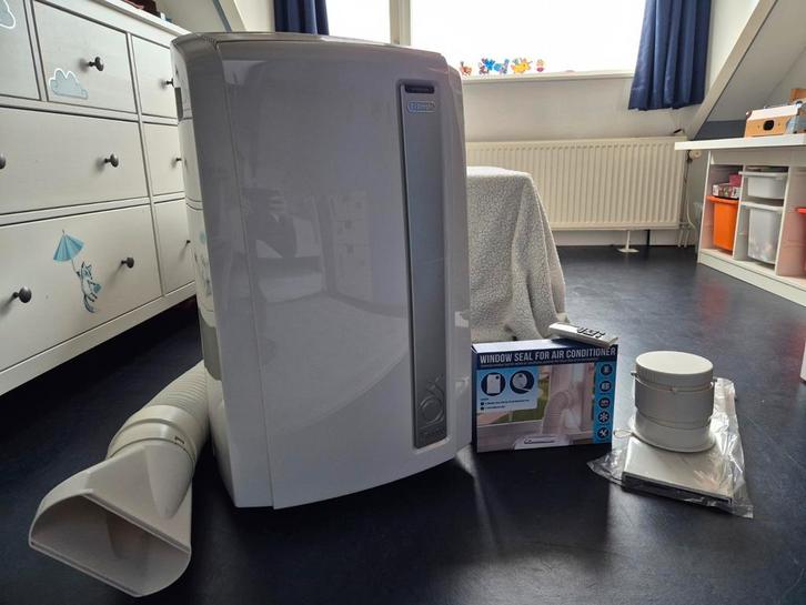 Airco DeLonghi Pinguino PAC AN112 Silent - Weinig gebruikt, Witgoed en Apparatuur, Airco's, Zo goed als nieuw, Mobiele airco, Koelen en Ontvochtigen