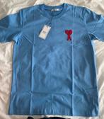 Ami Paris t shirt blauw maat L & M, Kleding | Heren, T-shirts, Maat 52/54 (L), Blauw, Ami Paris, Nieuw
