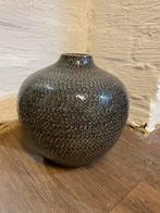 Grijze Vaas - 26cm hoog, Ophalen, Overige kleuren, Aardewerk of Porselein, Zo goed als nieuw