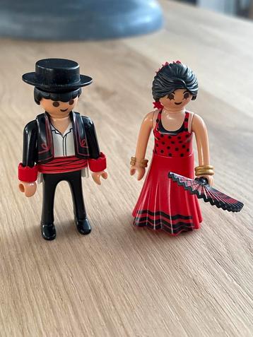 Playmobil flamenco dansers Spaanse poppetjes nummer 6845 beschikbaar voor biedingen