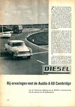 Autokampioen test Austin A 60 Cambridge diesel 1962, Ophalen of Verzenden, Gelezen, Overige merken
