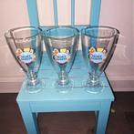 Mort Subite Anno 1685 bierglas 3 stuks, Verzamelen, Ophalen, Gebruikt, Glas of Glazen, Overige merken