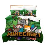 Dekbedovertrek Minecraft, Jongetje of Meisje, Dekbedovertrek, Nieuw, Ophalen of Verzenden