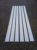 Plinten MDF 120 mm x12 mm voorgelakt RAL 9016  6 stuks, Ophalen, Nieuw, Mdf, 200 tot 250 cm