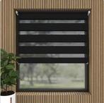 Stijlvolle zwarte rolgordijnen in diverse maten, Zo goed als nieuw, Modern, 100 tot 150 cm, Zwart