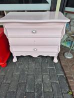 Vintage Roze Commode - 3 Lades, Minder dan 50 cm, Gebruikt, ., Vintage