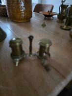 Antiek Koperen Peper en Zoutstel, Ophalen of Verzenden