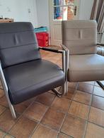 twee mooie fauteuils, Huis en Inrichting, Fauteuils, Ophalen, Minder dan 75 cm, Leer, Zo goed als nieuw